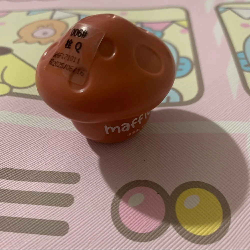 Whimsical Mushroom Potted Lipstick with Applicator - NIB